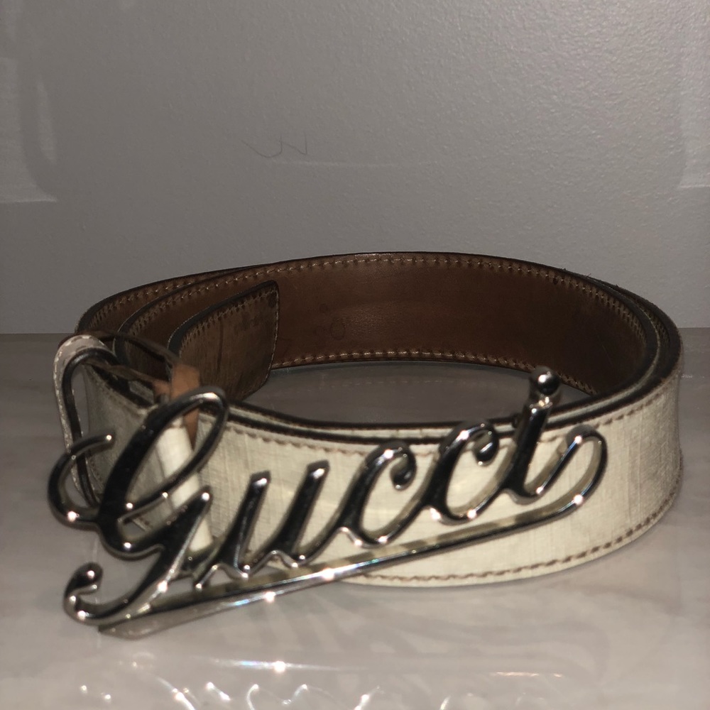 Gucci Supreme Canvas Belt